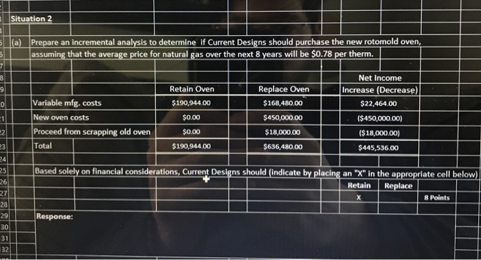 with problem (b), thank you Situation 2 Current Designs is always working