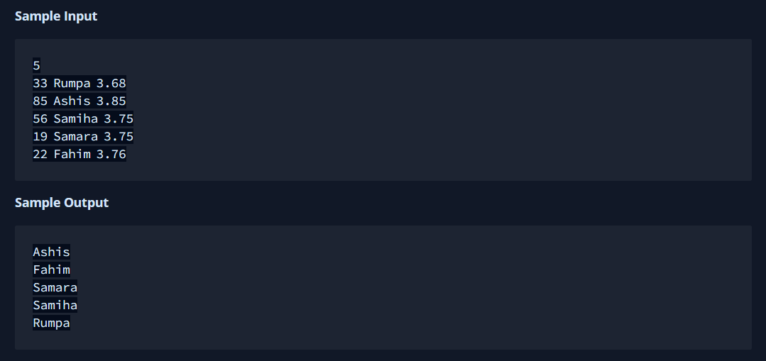 a code to work with and please use Java 8 to answer
