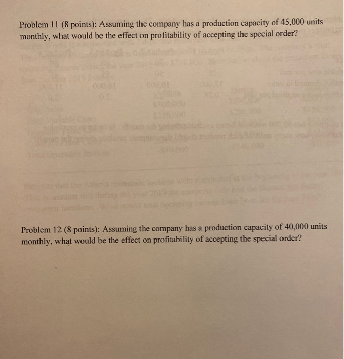 is the division's asset turnover? Problem 3 (8 points): What is the