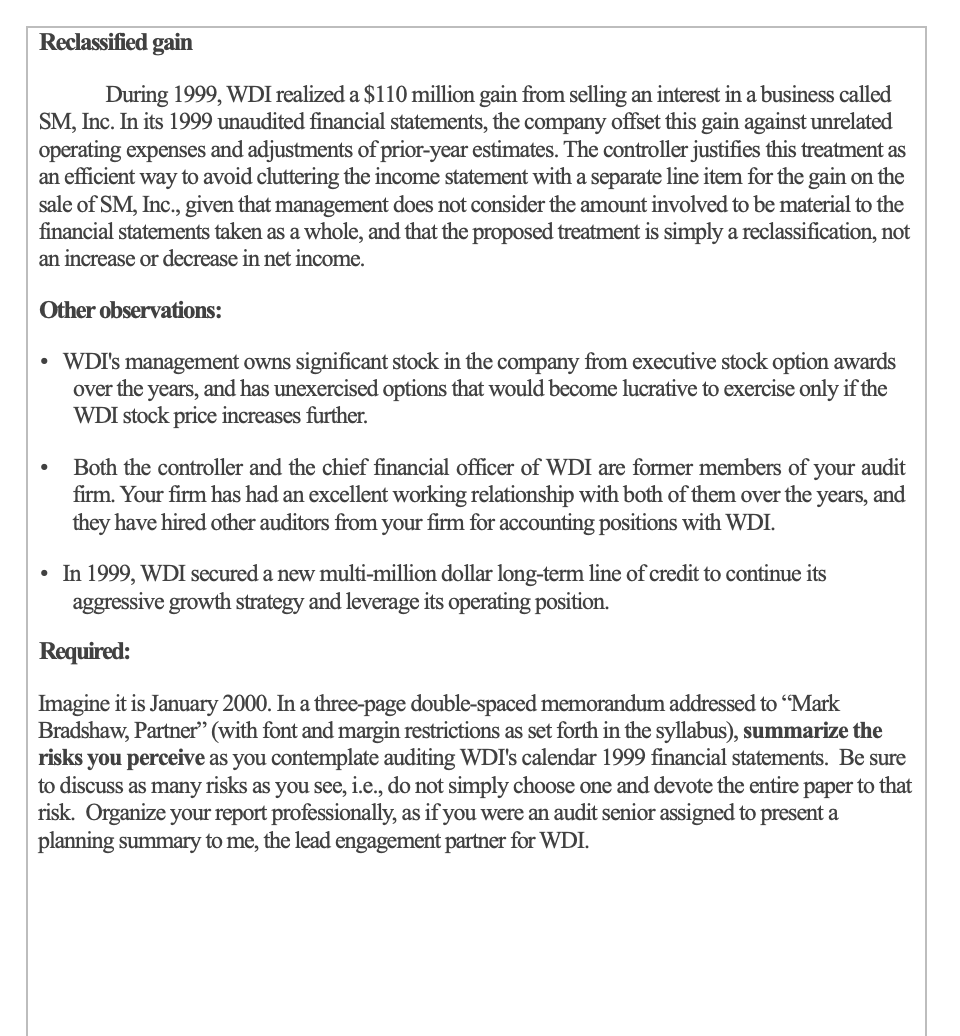 by Srinivasan Ragothaman, William Wilcox and Thomas Davies, which in turn is