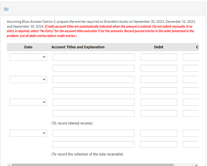 pay its $108,000 account payable to Bramble Corp. when it fell due