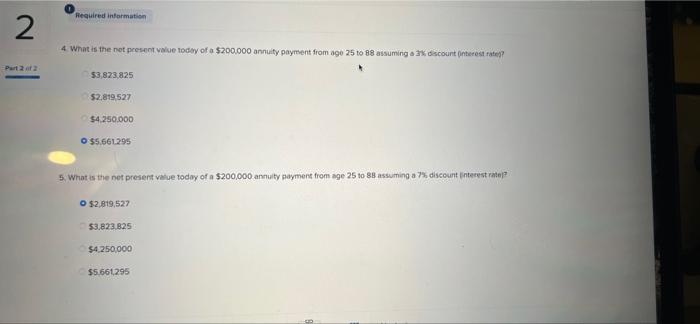 is the net present value today of a 4,250,000 lump sum payment