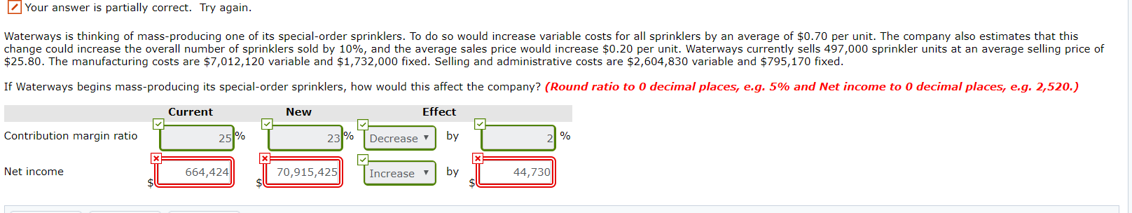  Your answer is partially correct. Try again. Waterways is thinking of