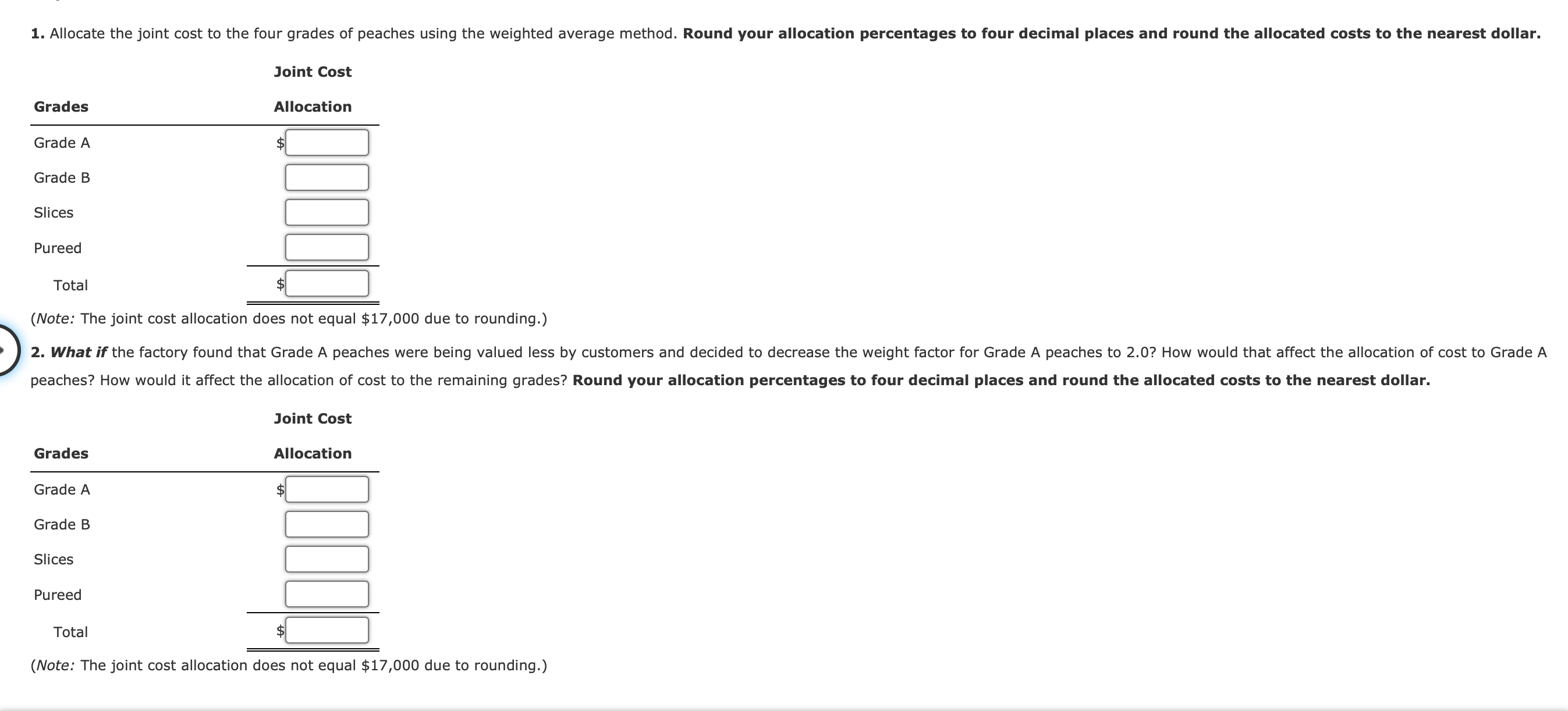 lower grade than peaches for slices, yet still food grade for canning.