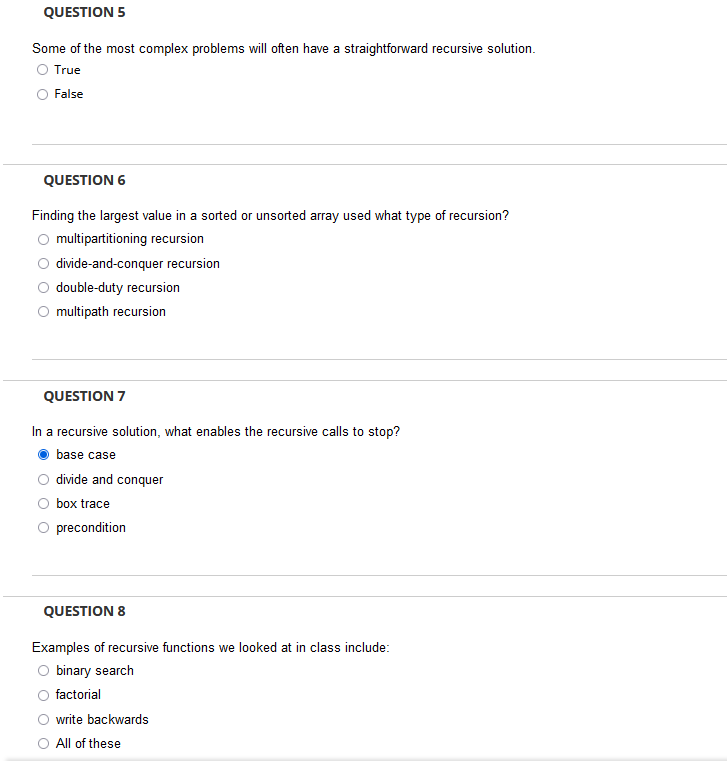 Some of the most complex problems will often have a straightforward