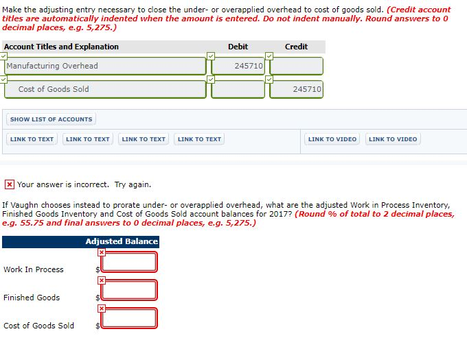 accountants developed the following expectations for 2017 based on the marketing department's