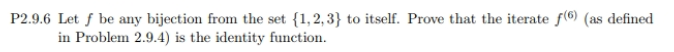  If f is a function from a set A to itself,