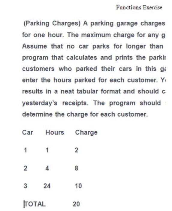the results. 2. The program should use selection and loop structures. 3.