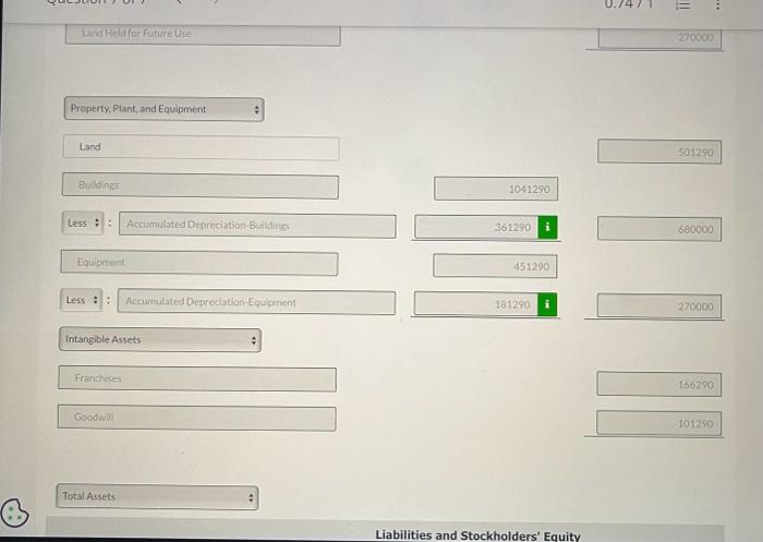 less $11,290 for allowance for doubtful accounts, inventories $181,290, and unearned rent