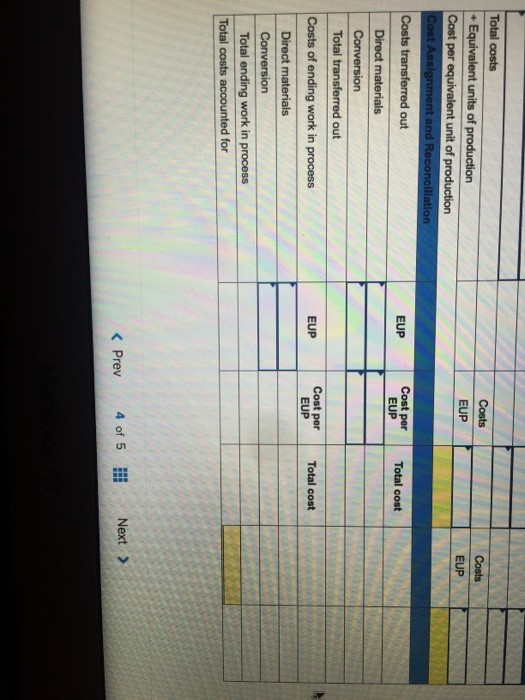 Company. Its production output is sent to its warehouse for shipping. All