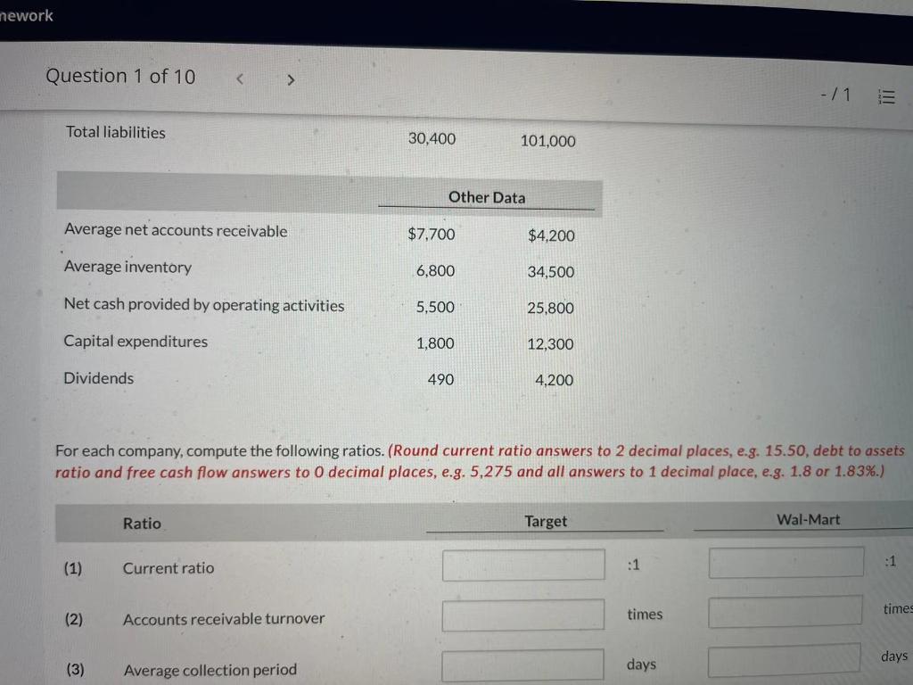 Corporation Stores, Inc. Income Statement Data for Year Net sales $66,900 $419,000