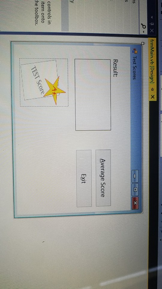 Open the Test Scores Solution (Test Scores Solution.sln) file contained in the