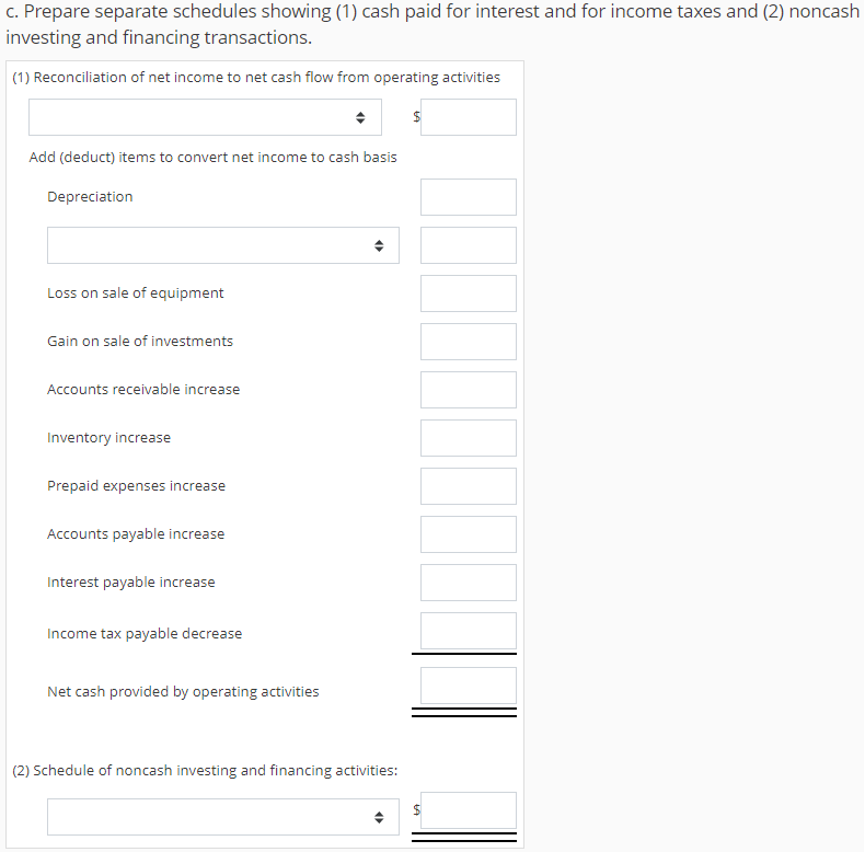 765,000 Sales Dividend Income Total Revenue Cost of Goods Sold Wages and