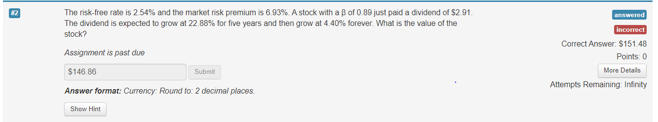 Please solve in Excel and show equations (will give thumbs up) #2