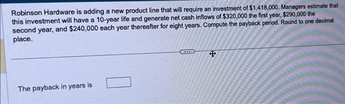 R.H. Robinson Hardware is adding a new product line that will require