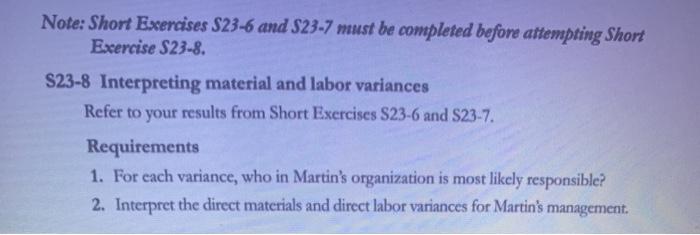 responsible for the Direct Materials Efficiency Variance that was found in problem
