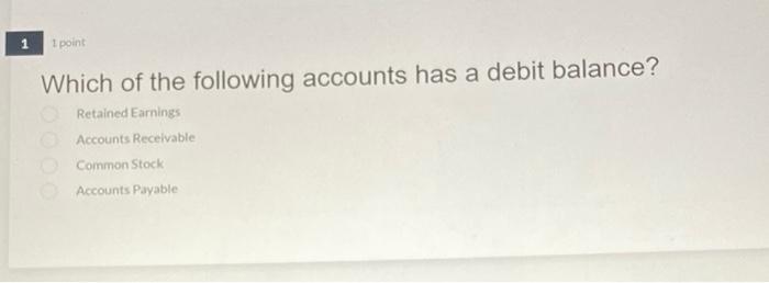 E 1 1 1 point Match the following with the correct classification.