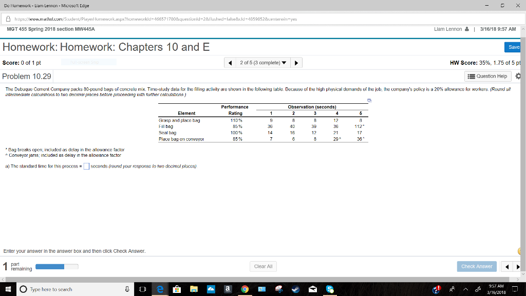 Do Homework- Liam Lennen- Micreset Edge MGT 455 Spring 2018 section