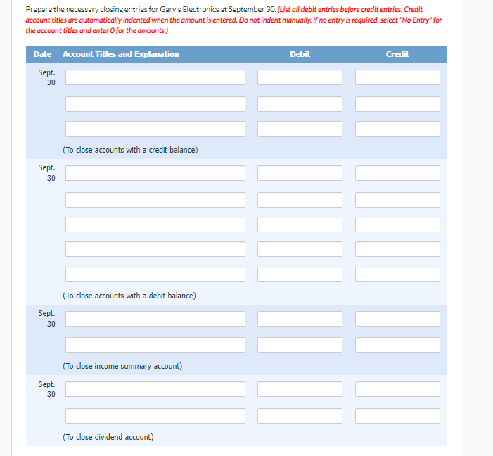 Electronics Ltd's general ledger as at September 30, 2024: \begin{tabular}{|c|c|c|} \hline &