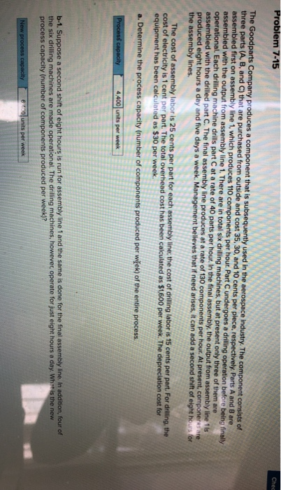  i need help with d-1 d-2 and e please! Problem 7-15