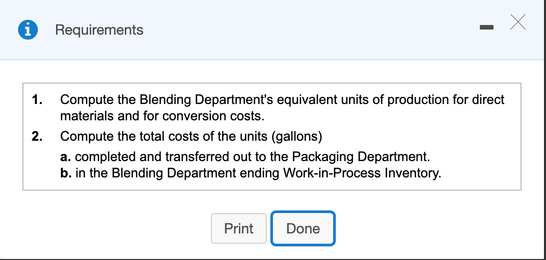 Ended May 31 Direct Conversion Total COSTS Materials Costs Costs Costs to