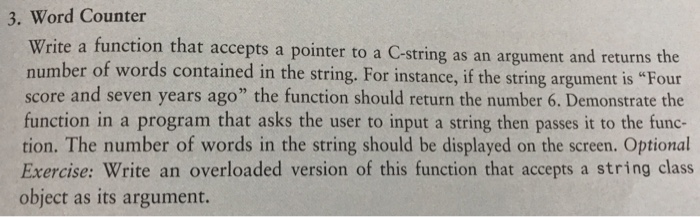  This is the question to the problem: Write a C++ program