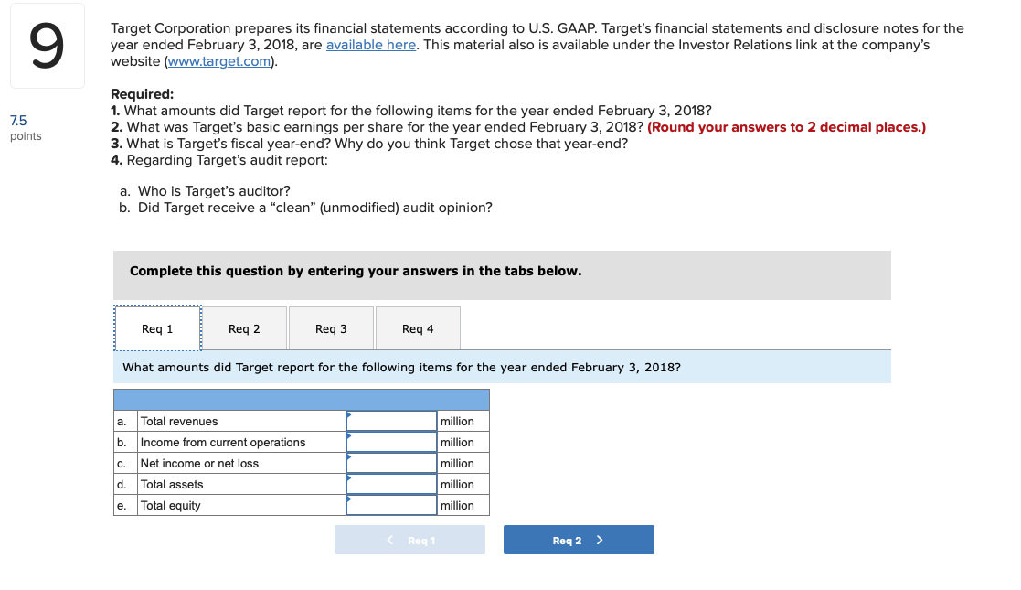The link mentioned in the question is https://corporate.target.com/annual-reports/2017/10-K/10-k-cover Target Corporation prepares its