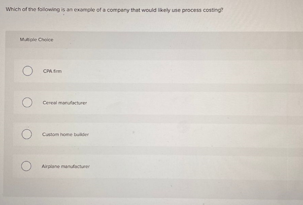  Which of the following is an example of a company that