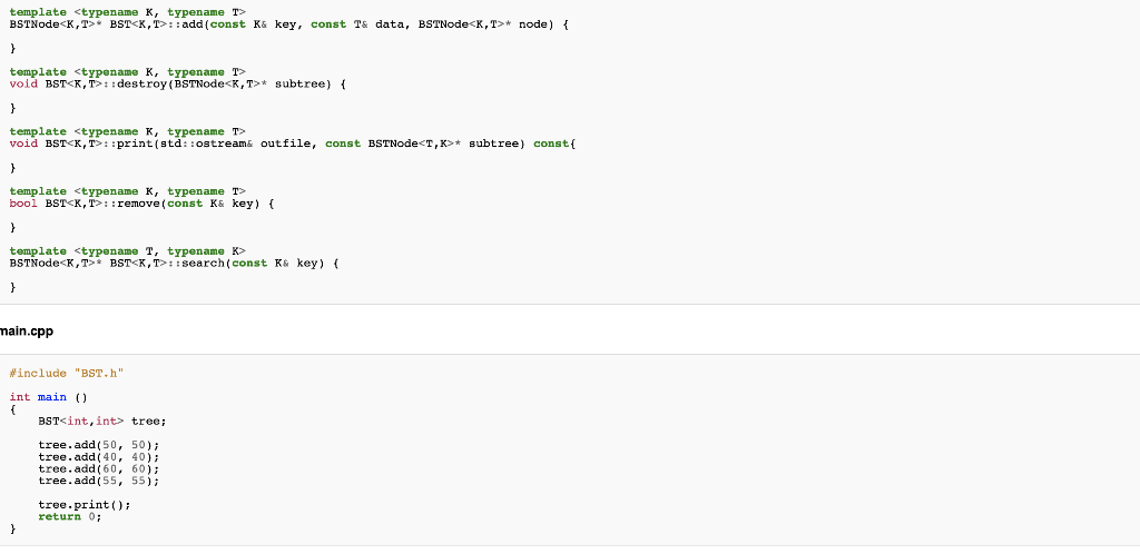 key) Should return a pointer to the found node, if not found
