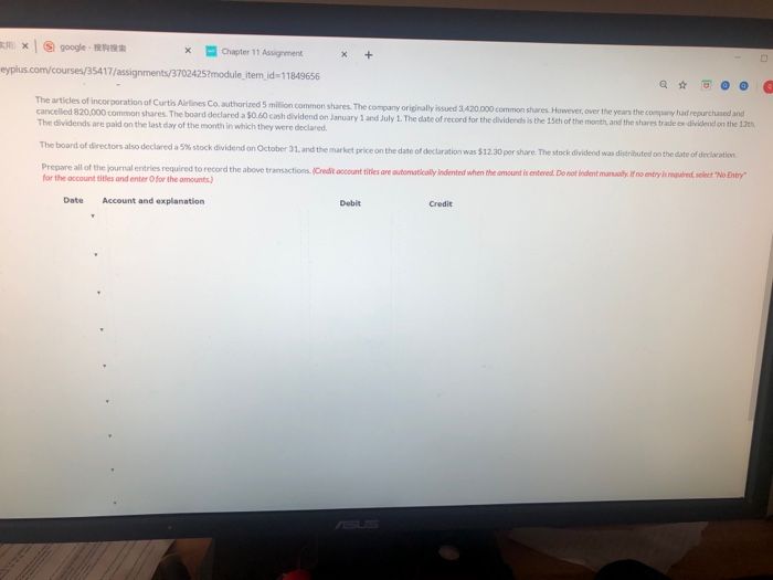  google- X Chapter 11 Assignment X + eyplus.com/courses/35417/assignments/3702425?module itemid=11849656 The articles