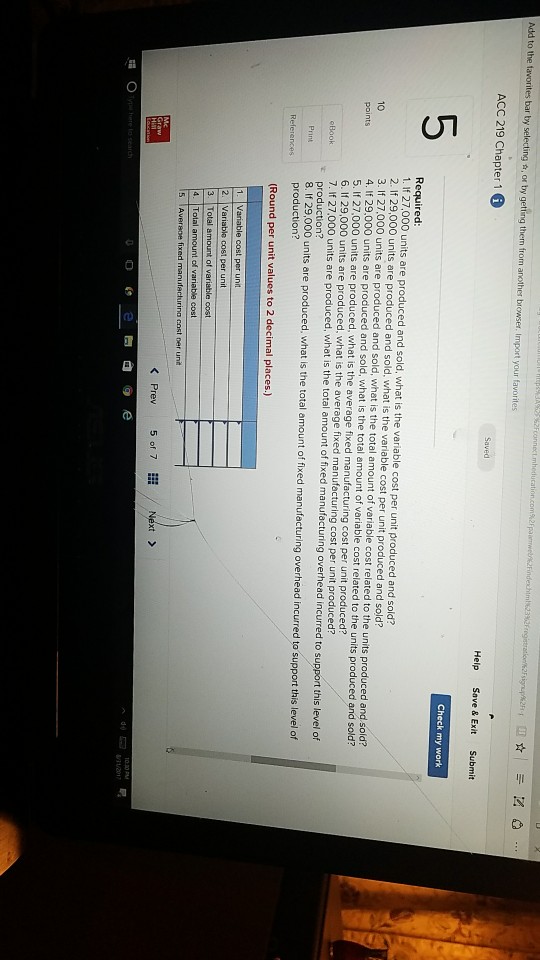 them from a r. Import your favorit ACC 219 Chapter 1 6