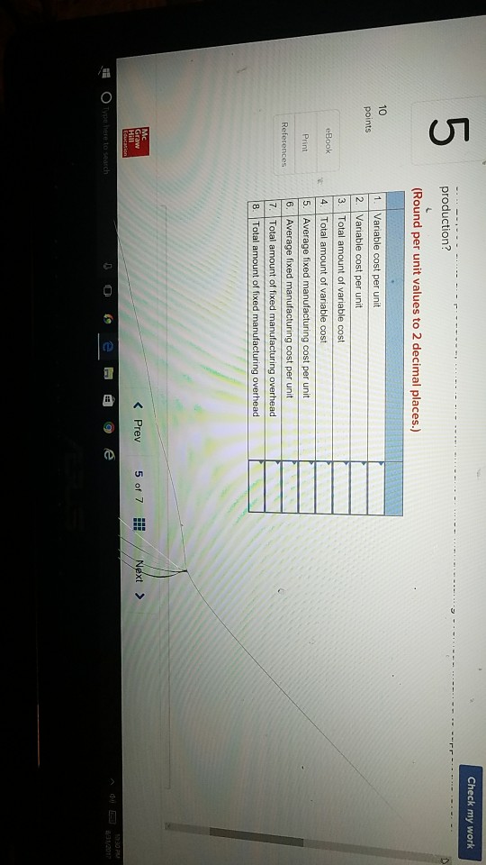 Help Save & Exit Submit 5 Check my work Kubn Company's relevant