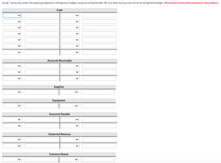Below is the trial balance of Crane Corporation on September 30. CRANE
