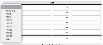 Shares 17,000 $20,500 $20,500 The October transactions were as follows: Oct. 2