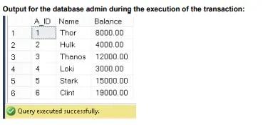 transaction to obtain an exclusive lock. While the database administrator is working