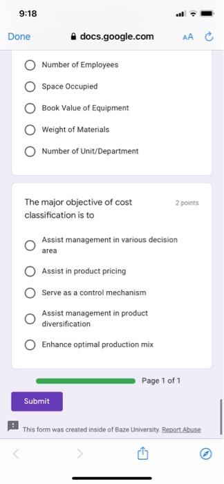 Cost of work certified Option 6 Contract price - Contract cost 2