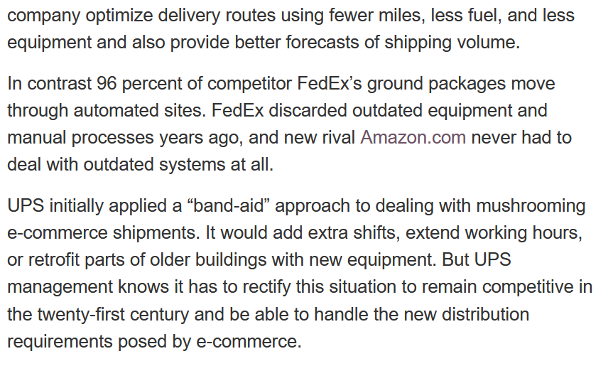 critical aspects of its operations are saddled with outdated technology and manual