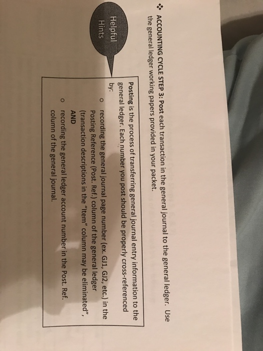  Journal entry is complete. *photos attached * Need help completeing general