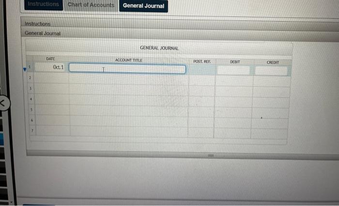 non interest bearing note on October 1 Assume that the note is