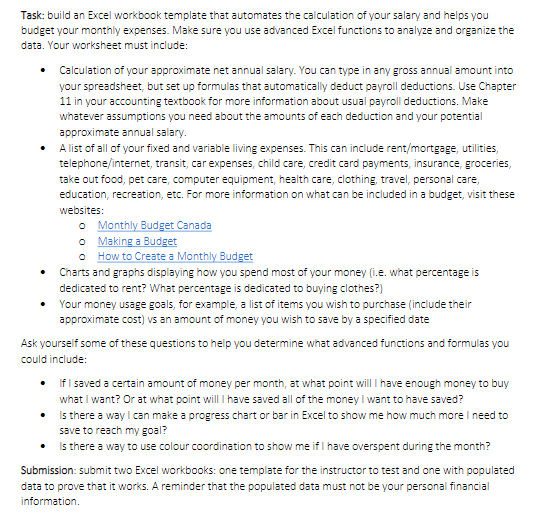 Topic #3: Budget Calculator Note: this problem is more aligned with something