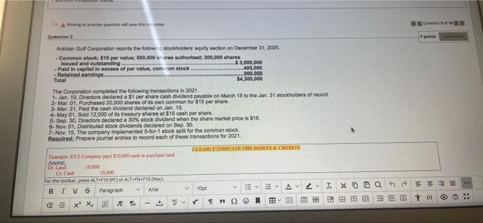  TELAH ME & Moving to another question will save the conse