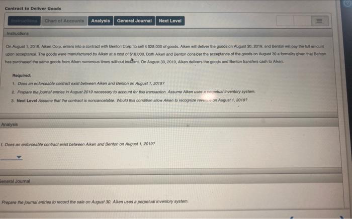  upon acceptance. The goods ware manutictured by Aiken at a coat