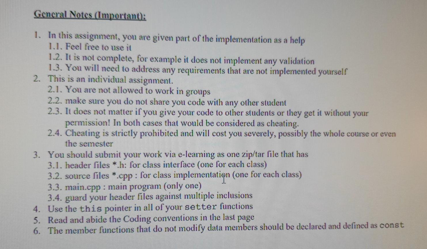 separated by underscores. Examples: bank account, graduate_student, right_triangle. Constants should be named
