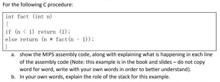 NOTE: This Is Computer Architecture. - Please Type the answers in computer