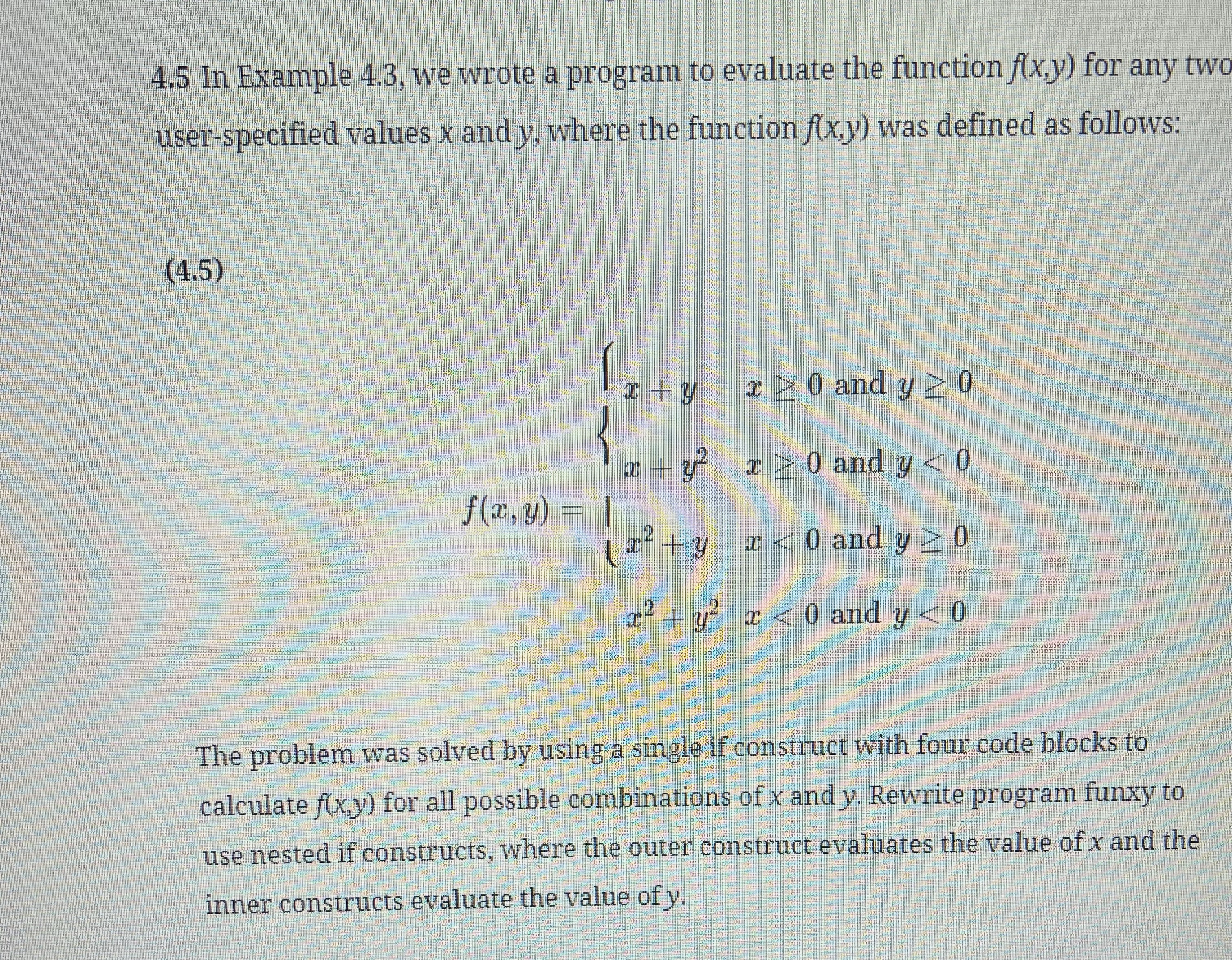  4.5 if Matlab; can you solve this one please? 