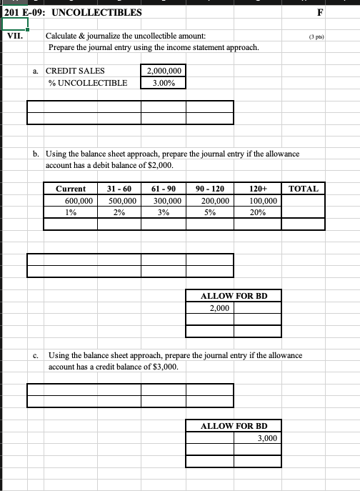 - BANK STATEMENT III. Received the Bank Statement. Discovered that check 2395