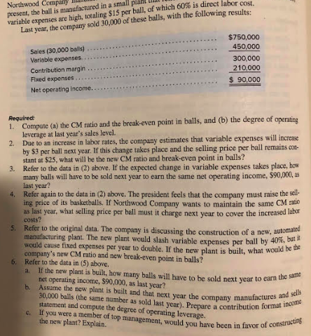  Please only answer question 6 a. b. and c. I do