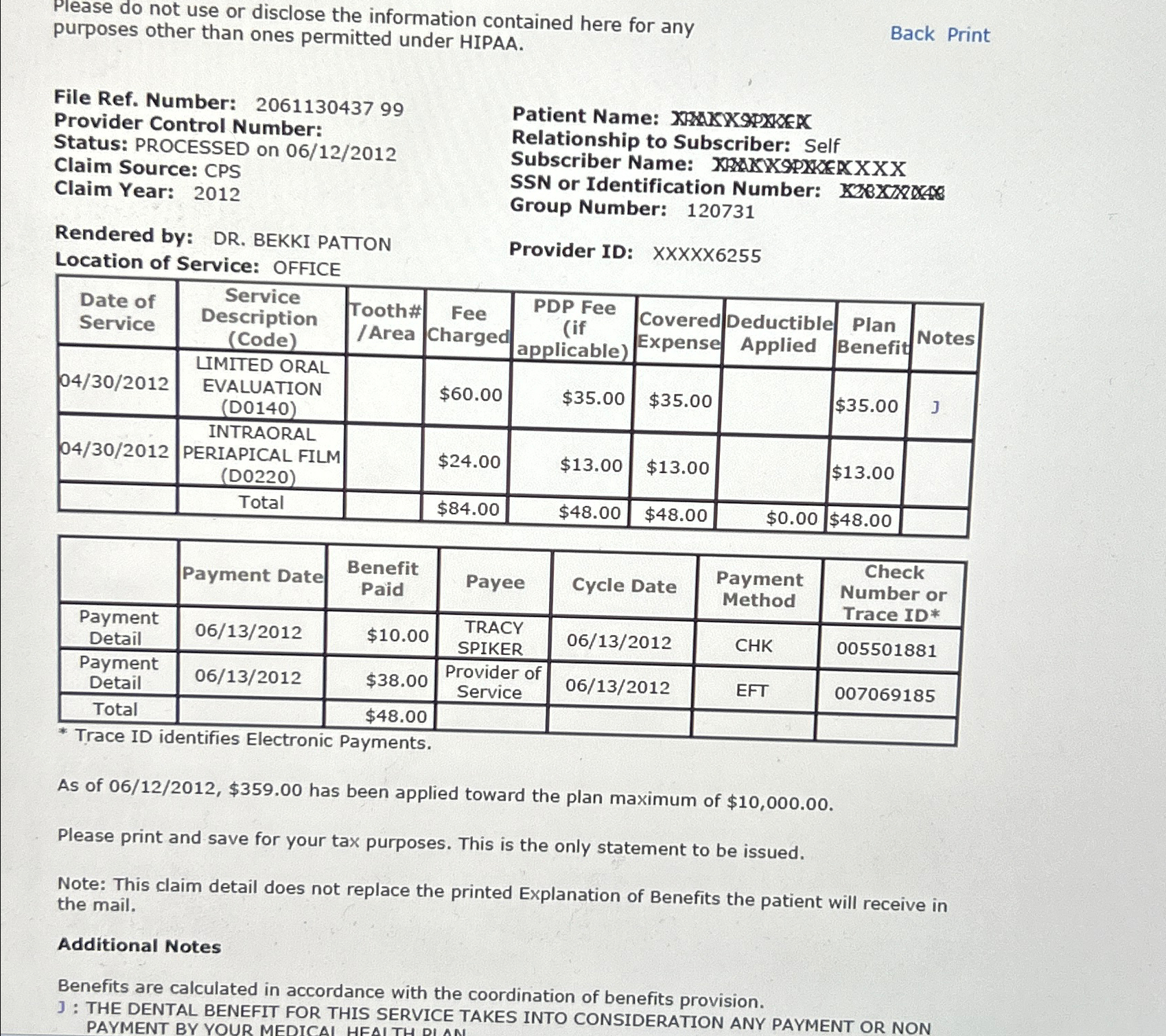 Please do not use or disclose the information contained here for