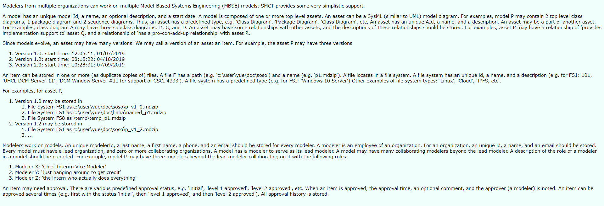 Use ER-Assistant or draw.io to answer the question Modelers from multiple organizations