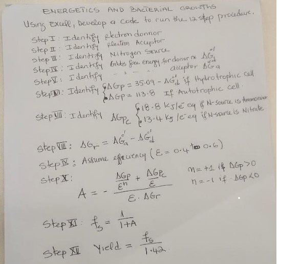  Please, I would like to get Excell code for these steps